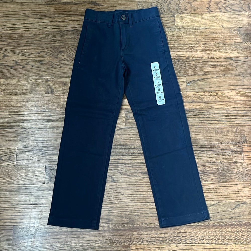 Children’s Place, new, navy, pants. Sice 6Slim